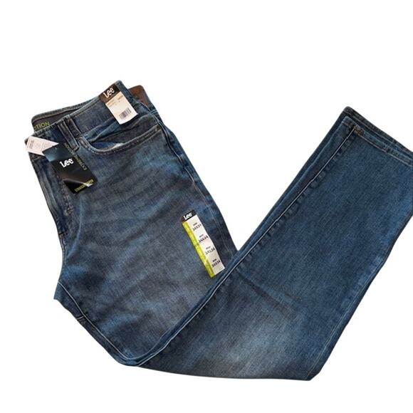 Lee Men's Extreme Motion Straight Fit 34 X 34 Tapered Leg Jean- Mayday NWT - Picture 5 of 8